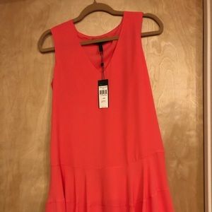 BCBG coral dress